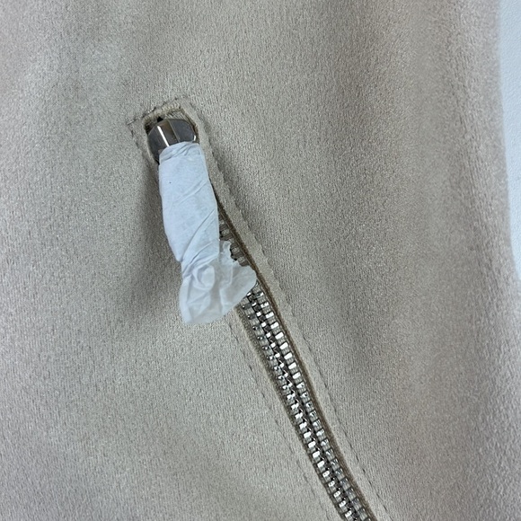 Nwt PHILOSOPHY I FAUX SUEDE I VEGAN I MOTO JACKET - Picture 5 of 12